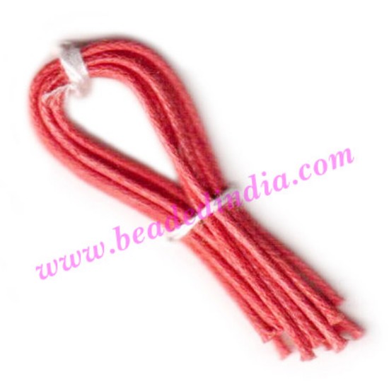Picture of Cotton Wax Cords 1.0mm (one mm) Round