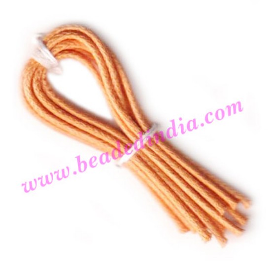 Picture of Cotton Wax Cords 1.0mm (one mm) Round