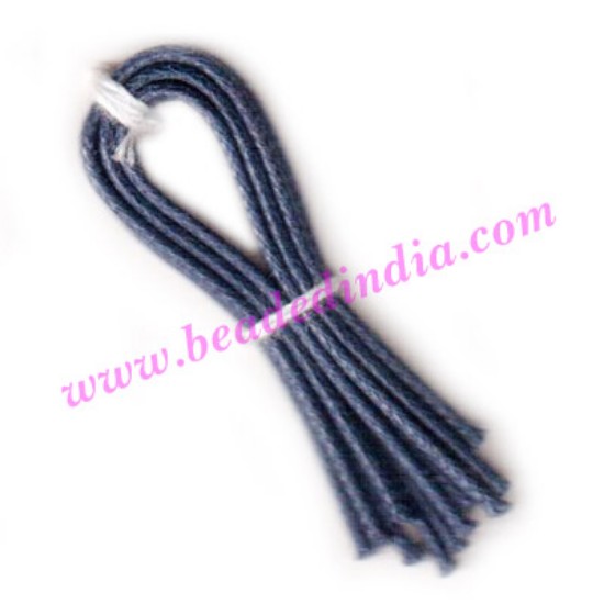 Picture of Cotton Wax Cords 1.0mm (one mm) Round