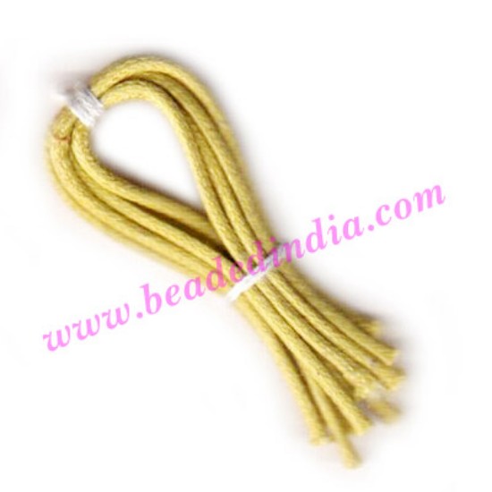 Picture of Cotton Wax Cords 1.0mm (one mm) Round