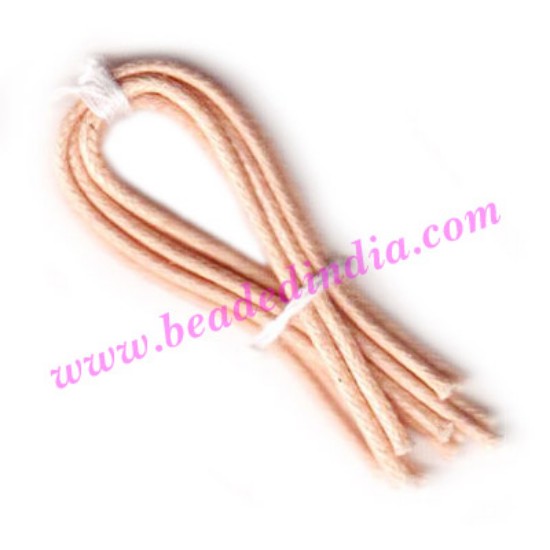 Picture of Cotton Wax Cords 1.5mm (one and half mm) Round