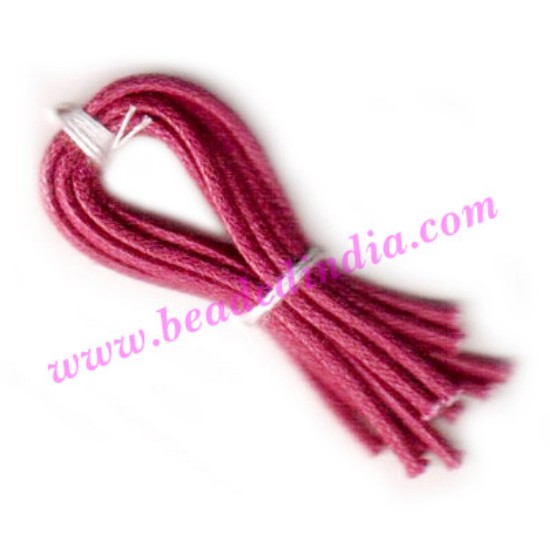 Picture of Cotton Wax Cords 1.5mm (one and half mm) Round