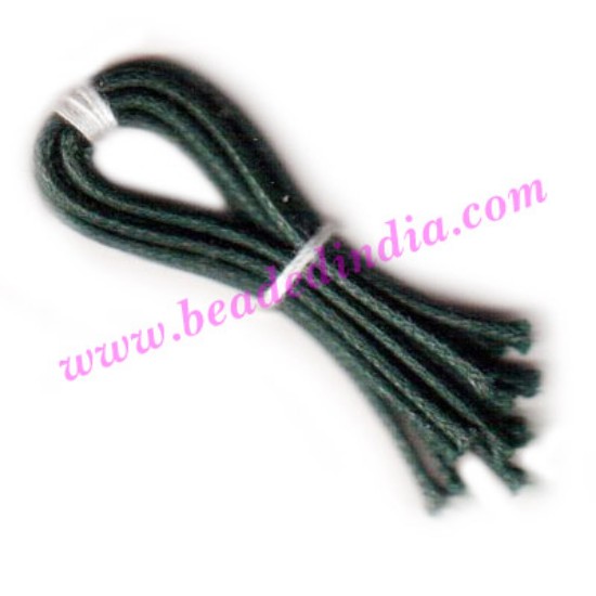 Picture of Cotton Wax Cords 1.5mm (one and half mm) Round