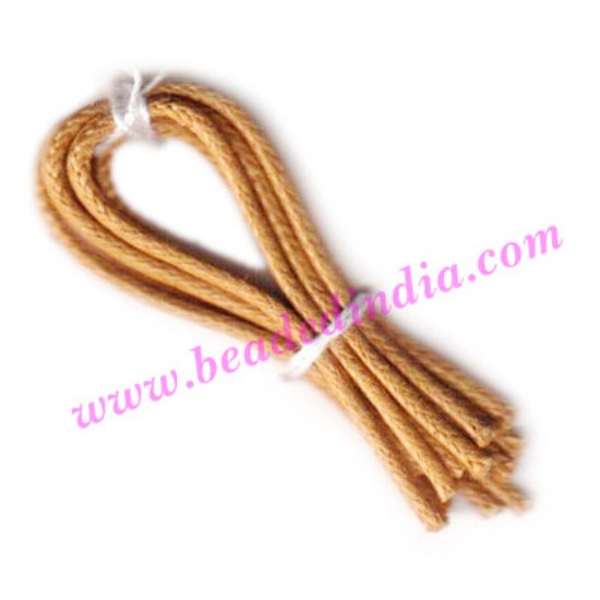 Picture of Cotton Wax Cords 3.0mm (three mm) Round