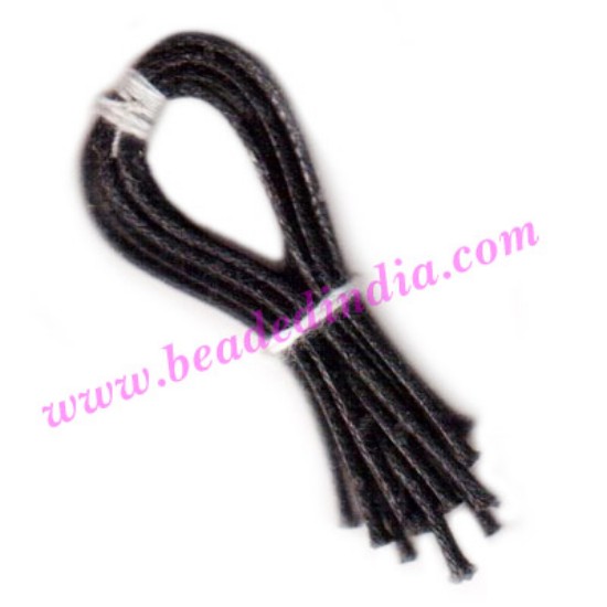 Picture of Cotton Wax Cords 4.0mm (four mm) Round