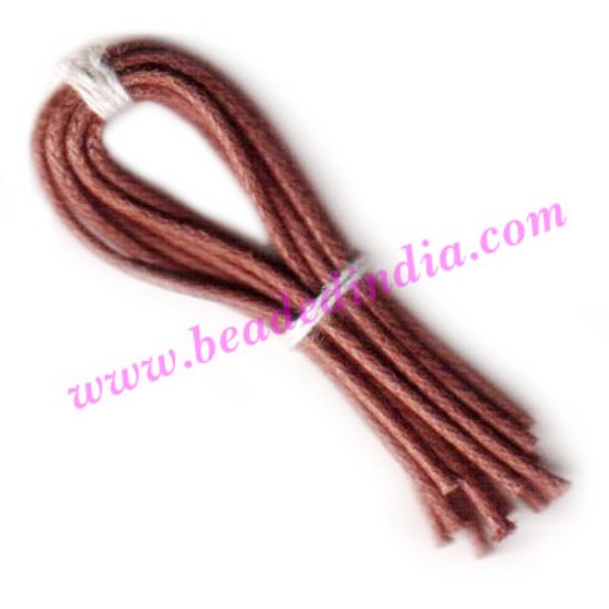 Picture of Cotton Wax Cords 4.0mm (four mm) Round