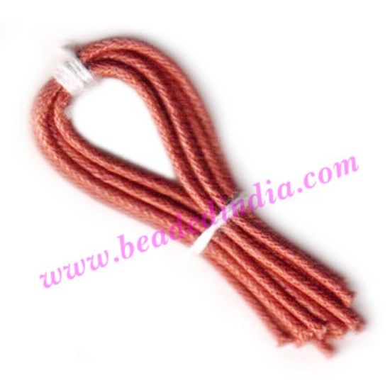 Picture of Cotton Wax Cords 4.0mm (four mm) Round