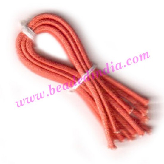 Picture of Cotton Wax Cords 4.0mm (four mm) Round
