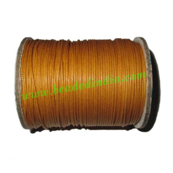 Picture of High quality round cotton waxed cords 0.5mm (half mm)