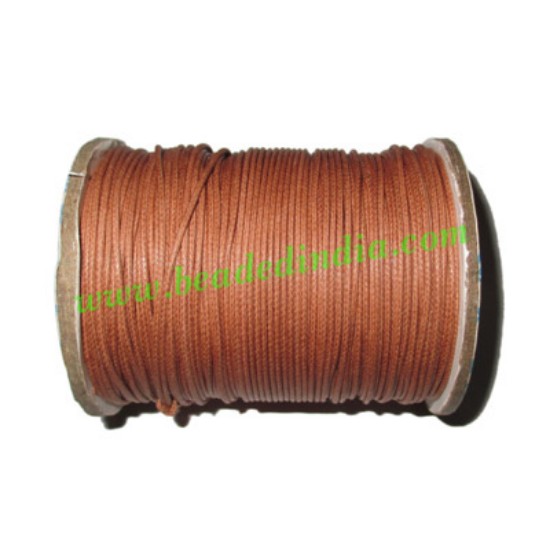 Picture of High quality round cotton waxed cords 0.5mm (half mm)