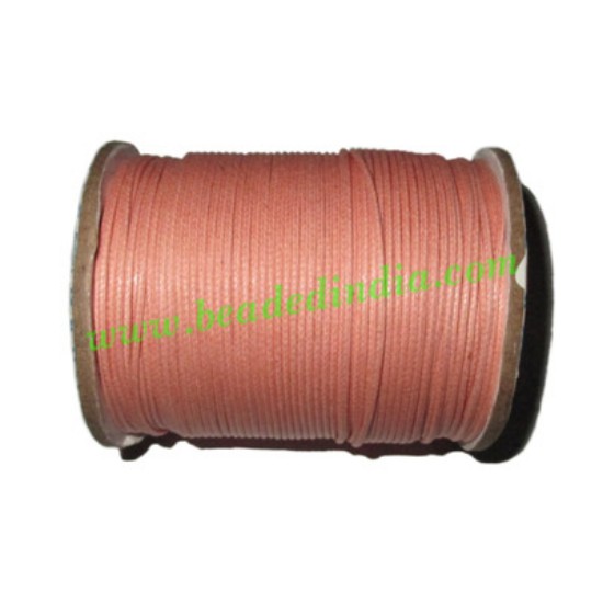 Picture of High quality round cotton waxed cords 0.5mm (half mm)