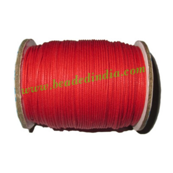 Picture of High quality round cotton waxed cords 1.5mm (one and half mm)