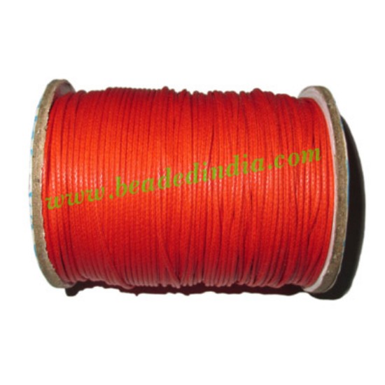 Picture of High quality round cotton waxed cords 2.0mm (two mm)