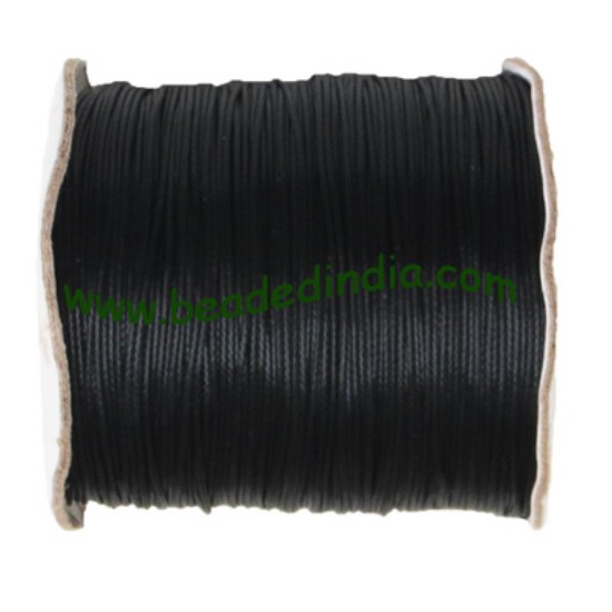 Picture of High quality round cotton waxed cords 2.0mm (two mm)