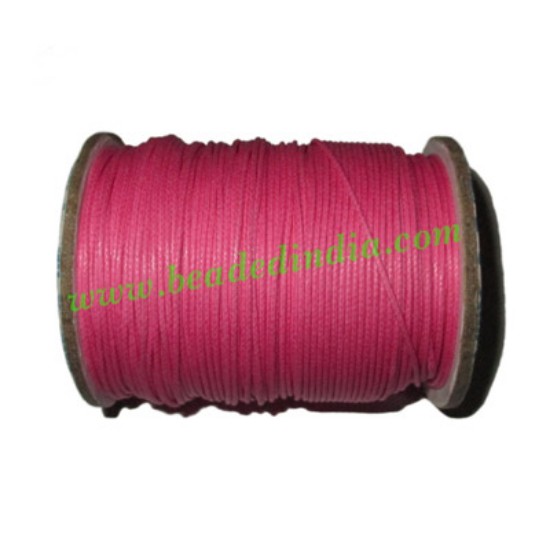 Picture of High quality round cotton waxed cords 3.0mm (three mm)