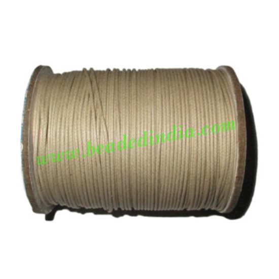 Picture of High quality round cotton waxed cords 4.0mm (four mm)