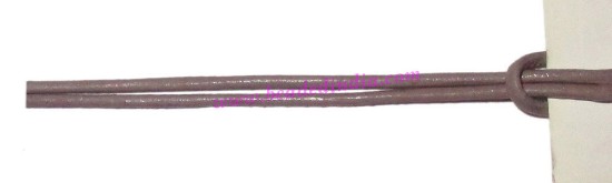 Picture of Leather Cords 0.5mm (half mm) round, regular color - dusty plum.