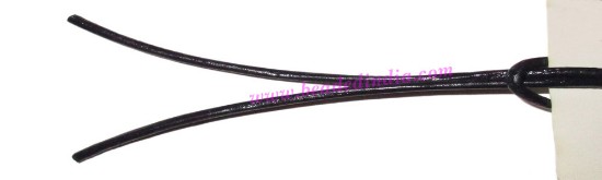 Picture of Leather Cords 0.5mm (half mm) round, regular color - violet.