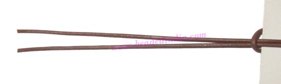 Picture of Leather Cords 0.5mm (half mm) round, regular color - camel.