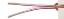 Picture of Leather Cords 1.0mm (one mm) round, metallic color - faded pink.