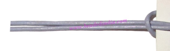 Picture of Leather Cords 1.5mm (one and half mm) round, regular color - lavender.