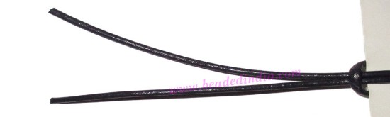 Picture of Leather Cords 2.0mm (two mm) round, regular color - light violet.