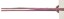 Picture of Leather Cords 2.5mm (two and half mm) round, regular color - pale purple.