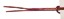 Picture of Leather Cords 3.0mm (three mm) round, regular color - ruby red.