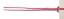 Picture of Leather Cords 5.0mm (five mm) round, regular color - pink.