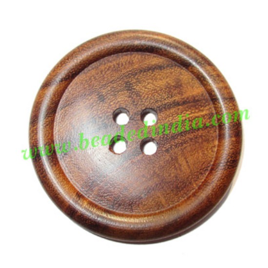 Picture of Handmade wood buttons, size : 20mm