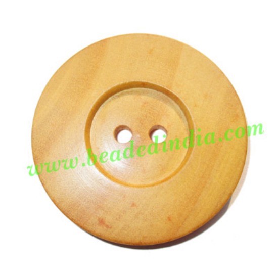 Picture of Handmade wood buttons, size : 20mm