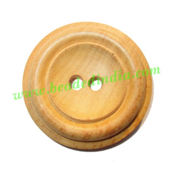 Picture of Handmade wood buttons, size : 20mm