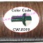 Picture of Leather Cords 4.0mm flat, regular color - leaf green.