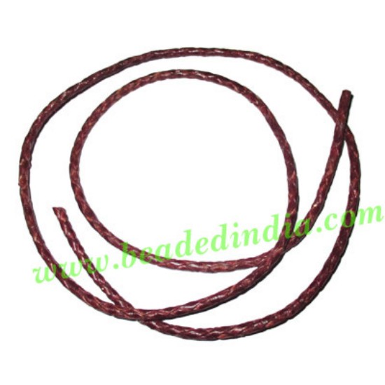 Picture of Leather Bolo Braided Hunter Cords, size: 2.5mm 4 ply.