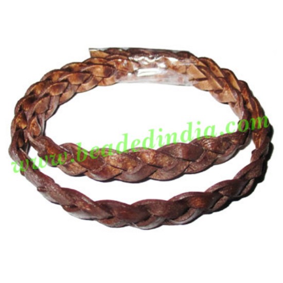 Picture of Leather Bolo Braided Hunter Cords, size: 10mm 3 ply.