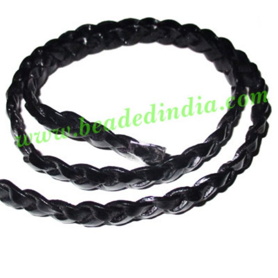Picture of Leather Bolo Braided Hunter Cords, size: 10mm 3 ply.