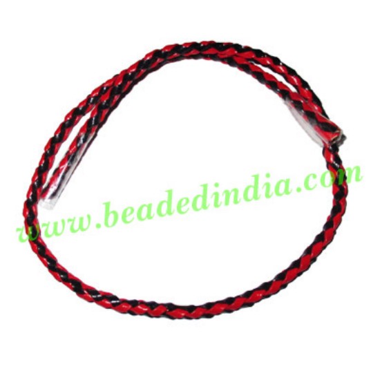 Picture of Leather Bolo Braided Hunter Cords, size: 3.5mm 4 ply.