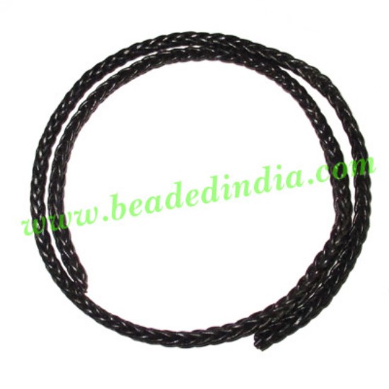 Picture of Leather Bolo Braided Hunter Cords, size: 4mm 8 ply.
