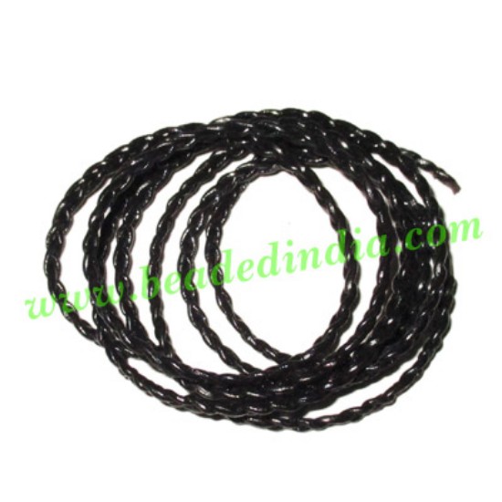 Picture of Leather Bolo Braided Hunter Cords, size: 3mm 3 ply.