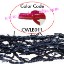 Picture of Barb Wire Leather Cords 1.0mm round, regular color - red.
