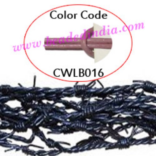 Picture of Barb Wire Leather Cords 1.0mm round, regular color - pale purple.