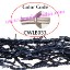 Picture of Barb Wire Leather Cords 1.0mm round, metallic color - steel grey.