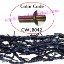 Picture of Barb Wire Leather Cords 1.5mm round, metallic color - dark green.