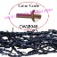 Picture of Barb Wire Leather Cords 1.5mm round, regular color - khaki.