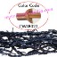 Picture of Barb Wire Leather Cords 2.0mm round, regular color - beige.