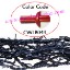 Picture of Barb Wire Leather Cords 2.0mm round, metallic color - orange.