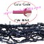 Picture of Barb Wire Leather Cords 2.0mm round, regular color - pink.