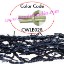 Picture of Barb Wire Leather Cords 2.5mm round, metallic color - lawn.