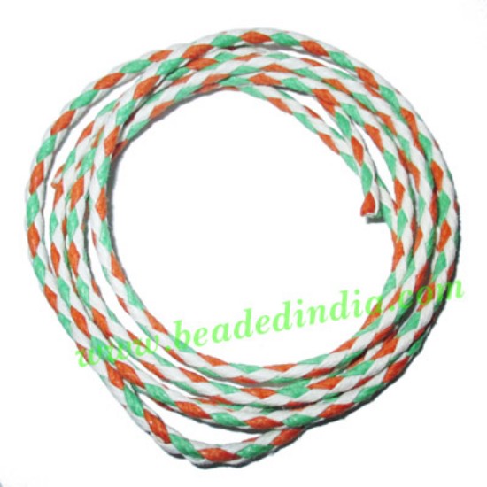 Picture of Braided Hunter Cotton Wax Cords, size: 3mm