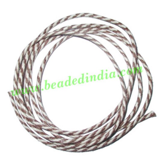 Picture of Braided Cotton Wax Cords, size: 2mm